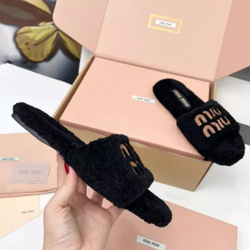 Replica MIU MIU Slippers For Women #1381065 $88.00 USD for Wholesale