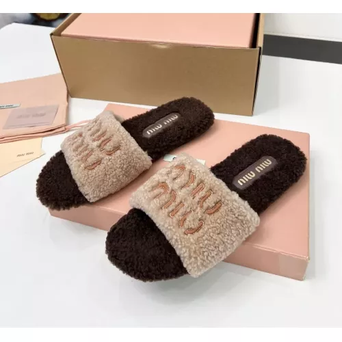 MIU MIU Slippers For Women #1381068 $88.00 USD, Wholesale Replica MIU MIU Slippers