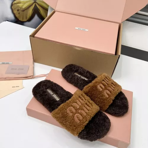 Replica MIU MIU Slippers For Women #1381069 $88.00 USD for Wholesale