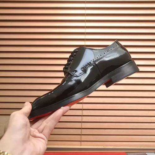 Replica Christian Louboutin Leather Shoes For Men #1381110 $112.00 USD for Wholesale