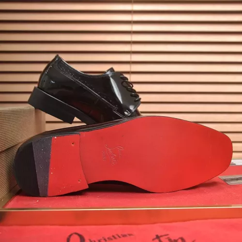 Replica Christian Louboutin Leather Shoes For Men #1381110 $112.00 USD for Wholesale