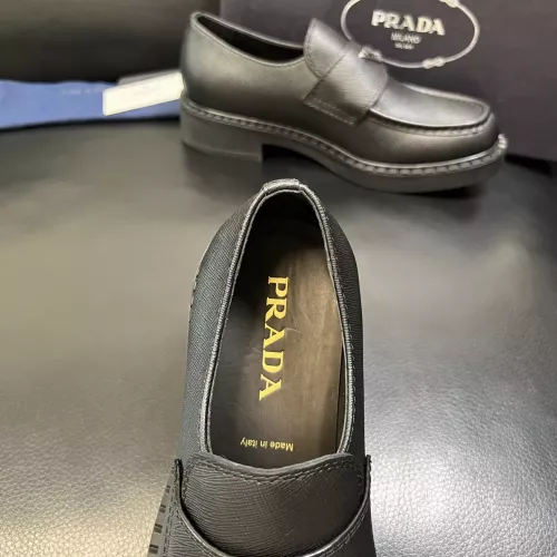 Replica Prada Leather Shoes For Men #1381118 $135.00 USD for Wholesale
