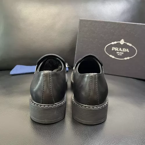 Replica Prada Leather Shoes For Men #1381119 $135.00 USD for Wholesale