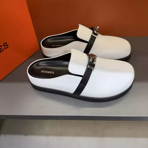 Replica Hermes Slippers For Men #1381136 $72.00 USD for Wholesale