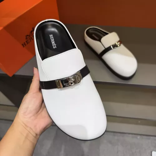 Replica Hermes Slippers For Men #1381136 $72.00 USD for Wholesale