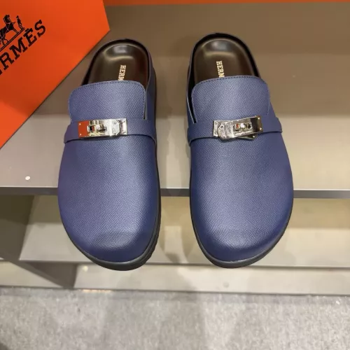 Replica Hermes Slippers For Men #1381138 $72.00 USD for Wholesale