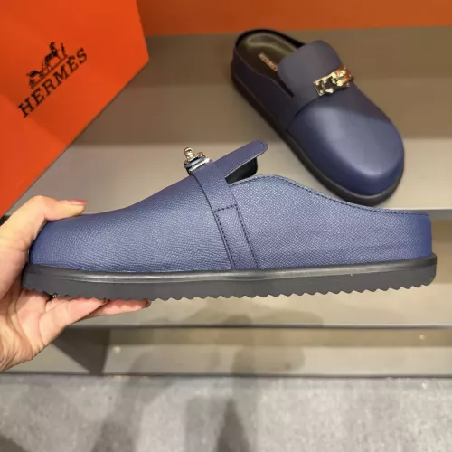 Replica Hermes Slippers For Men #1381138 $72.00 USD for Wholesale