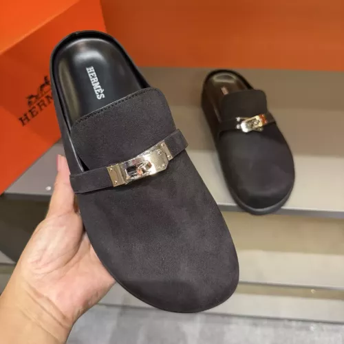 Replica Hermes Slippers For Men #1381140 $72.00 USD for Wholesale