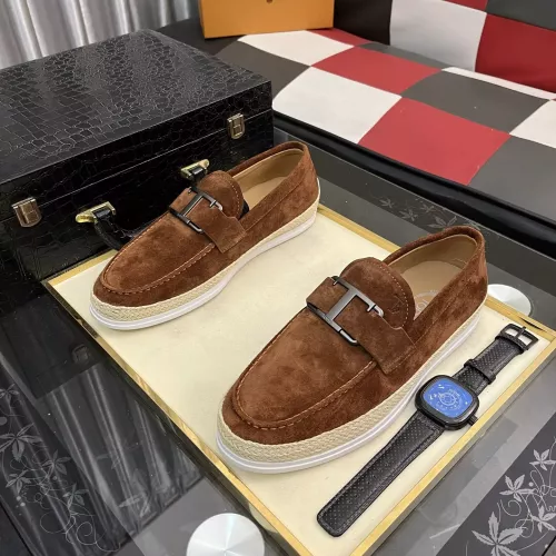 Replica TOD'S Oxfords Shoes For Men #1381143 $108.00 USD for Wholesale