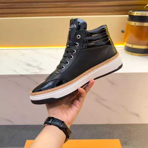 Replica Prada High Top Shoes For Men #1381150 $82.00 USD for Wholesale