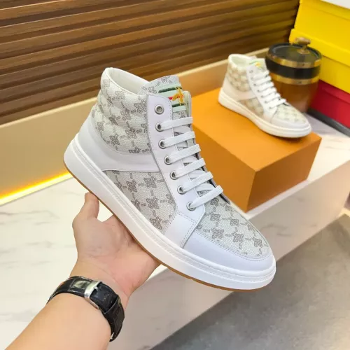 Replica Gucci High Tops Shoes For Men #1381161 $82.00 USD for Wholesale