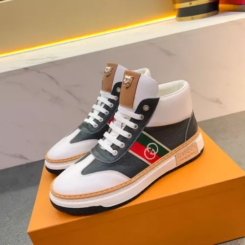 Gucci High Tops Shoes For Men #1381173 $82.00 USD, Wholesale Replica Gucci High Tops Shoes