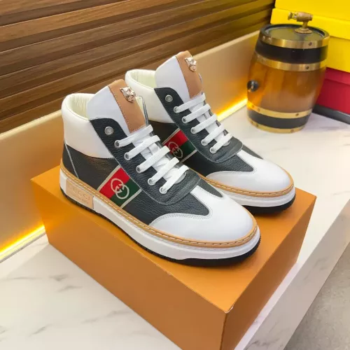 Replica Gucci High Tops Shoes For Men #1381173 $82.00 USD for Wholesale