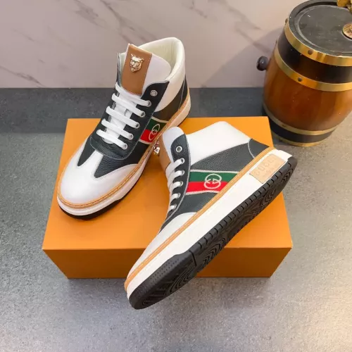 Replica Gucci High Tops Shoes For Men #1381173 $82.00 USD for Wholesale