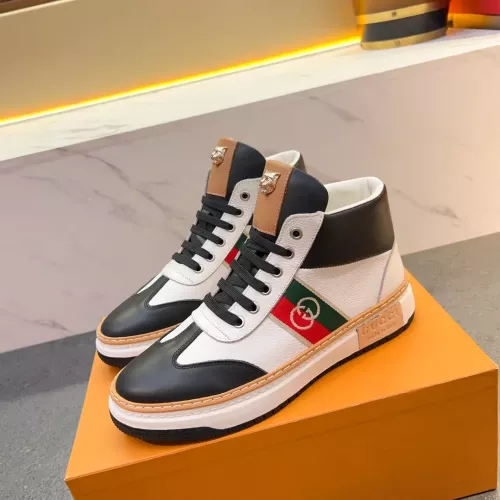 Gucci High Tops Shoes For Men #1381174 $82.00 USD, Wholesale Replica Gucci High Tops Shoes