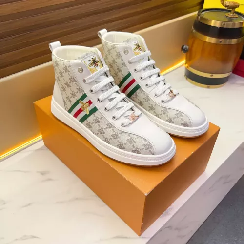 Replica Gucci High Tops Shoes For Men #1381175 $82.00 USD for Wholesale