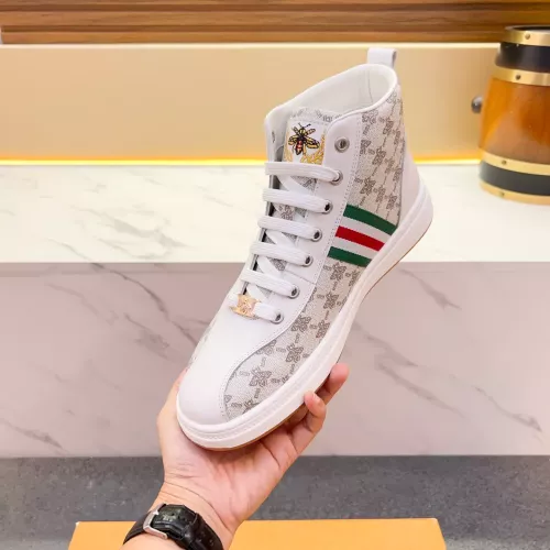 Replica Gucci High Tops Shoes For Men #1381175 $82.00 USD for Wholesale