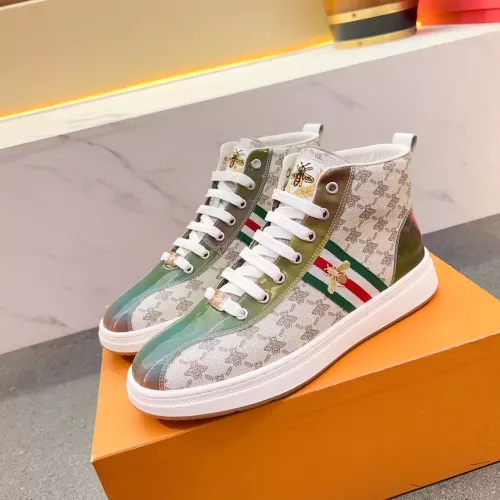 Gucci High Tops Shoes For Men #1381176 $82.00 USD, Wholesale Replica Gucci High Tops Shoes