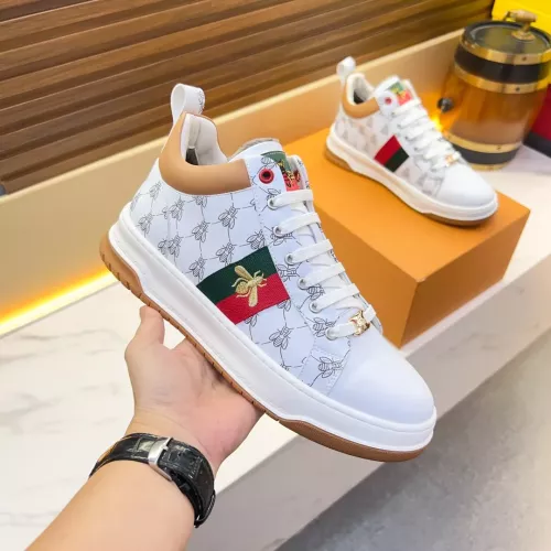 Replica Gucci High Tops Shoes For Men #1381178 $82.00 USD for Wholesale