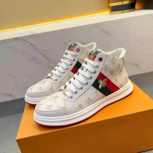 Gucci High Tops Shoes For Men #1381187 $82.00 USD, Wholesale Replica Gucci High Tops Shoes