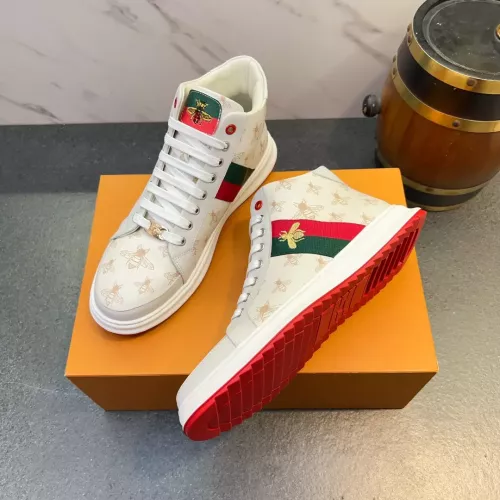Replica Gucci High Tops Shoes For Men #1381187 $82.00 USD for Wholesale