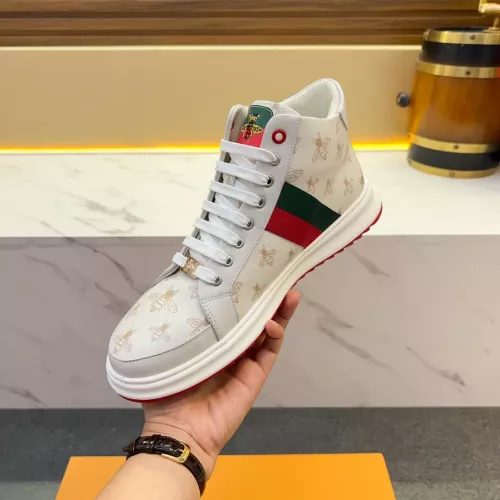 Replica Gucci High Tops Shoes For Men #1381187 $82.00 USD for Wholesale