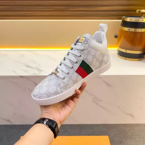 Replica Gucci High Tops Shoes For Men #1381188 $82.00 USD for Wholesale