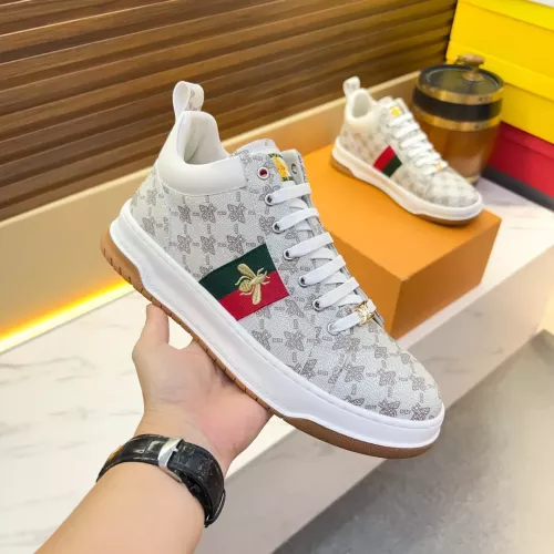 Replica Gucci High Tops Shoes For Men #1381189 $82.00 USD for Wholesale