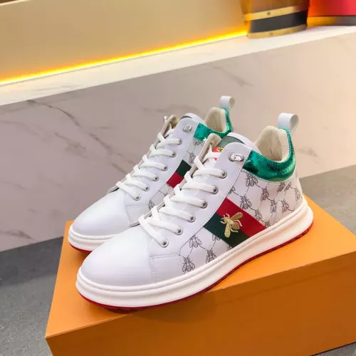 Gucci High Tops Shoes For Men #1381192 $82.00 USD, Wholesale Replica Gucci High Tops Shoes
