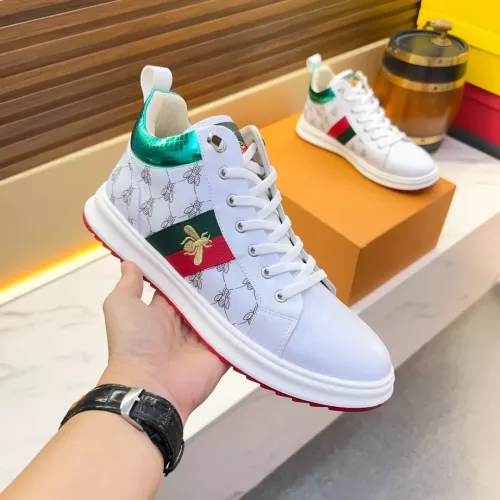 Replica Gucci High Tops Shoes For Men #1381192 $82.00 USD for Wholesale