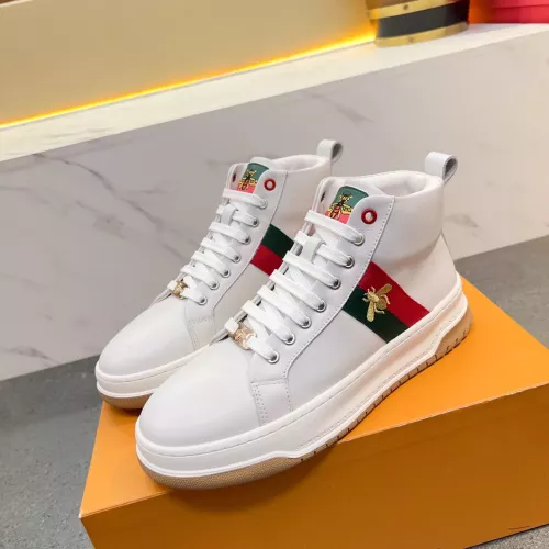 Gucci High Tops Shoes For Men #1381197 $82.00 USD, Wholesale Replica Gucci High Tops Shoes