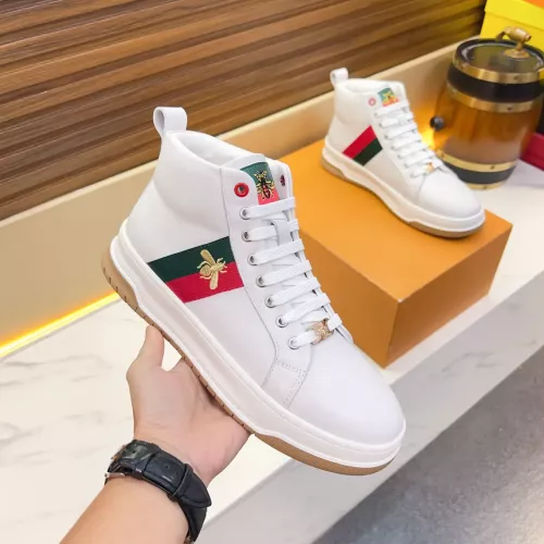 Replica Gucci High Tops Shoes For Men #1381197 $82.00 USD for Wholesale
