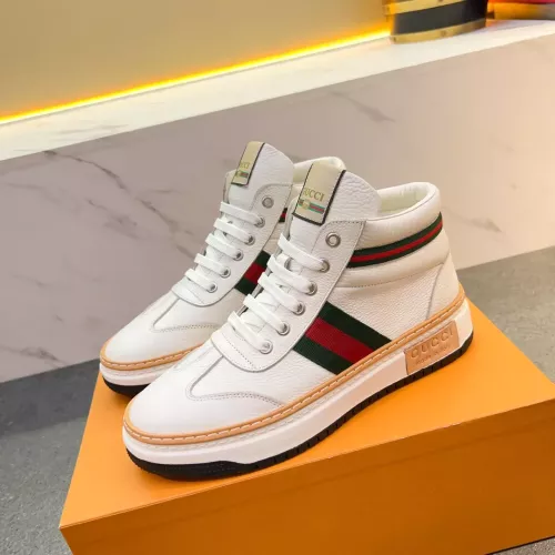 Gucci High Tops Shoes For Men #1381200 $82.00 USD, Wholesale Replica Gucci High Tops Shoes