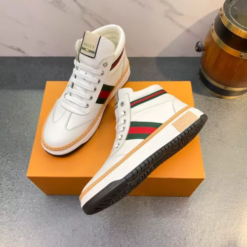 Replica Gucci High Tops Shoes For Men #1381200 $82.00 USD for Wholesale