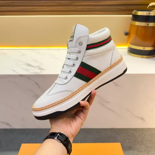 Replica Gucci High Tops Shoes For Men #1381200 $82.00 USD for Wholesale