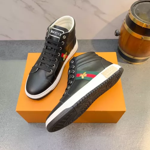Replica Gucci High Tops Shoes For Men #1381201 $82.00 USD for Wholesale