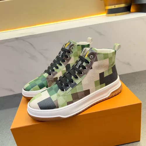 Louis Vuitton High Tops Shoes For Men #1381206 $82.00 USD, Wholesale Replica Louis Vuitton High Tops Shoes