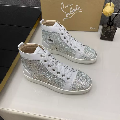 Replica Christian Louboutin High Top Shoes For Men #1381346 $92.00 USD for Wholesale