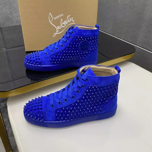 Christian Louboutin High Top Shoes For Men #1381362 $92.00 USD, Wholesale Replica Christian Louboutin High Top Shoes