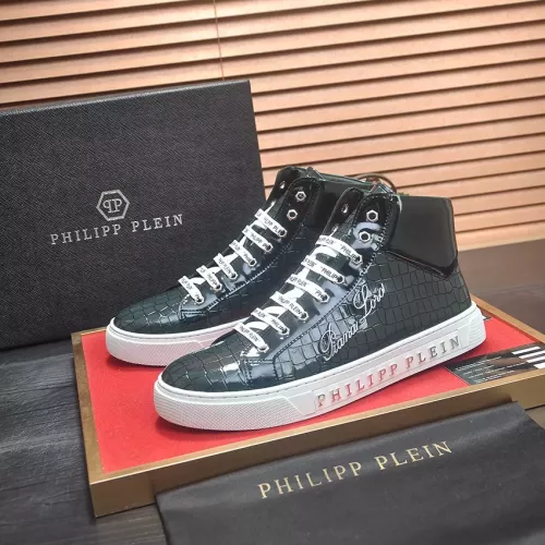 Philipp Plein PP High Tops Shoes For Men #1381450 $88.00 USD, Wholesale Replica Philipp Plein PP High Tops Shoes