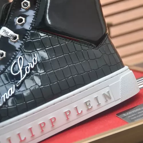 Replica Philipp Plein PP High Tops Shoes For Men #1381450 $88.00 USD for Wholesale