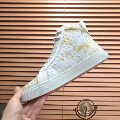Replica Philipp Plein PP High Tops Shoes For Men #1381452 $92.00 USD for Wholesale