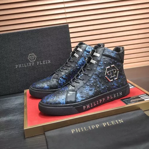 Philipp Plein PP High Tops Shoes For Men #1381455 $92.00 USD, Wholesale Replica Philipp Plein PP High Tops Shoes
