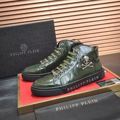 Philipp Plein PP High Tops Shoes For Men #1381459 $92.00 USD, Wholesale Replica Philipp Plein PP High Tops Shoes
