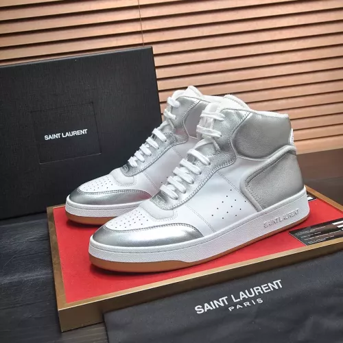 Yves Saint Laurent YSL High Tops Shoes For Men #1381462 $100.00 USD, Wholesale Replica Yves Saint Laurent YSL High Tops Shoes