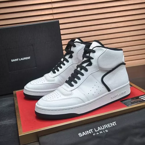 Yves Saint Laurent YSL High Tops Shoes For Men #1381463 $100.00 USD, Wholesale Replica Yves Saint Laurent YSL High Tops Shoes