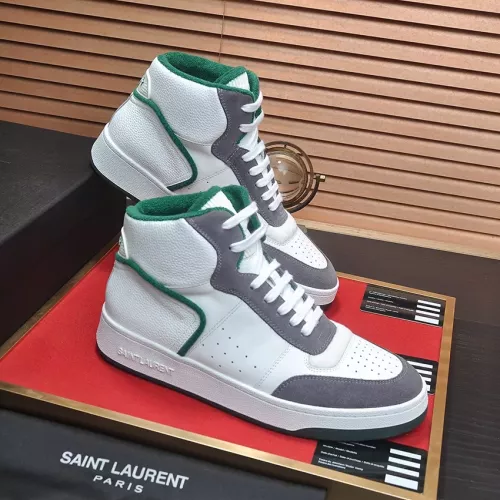 Replica Yves Saint Laurent YSL High Tops Shoes For Men #1381464 $100.00 USD for Wholesale