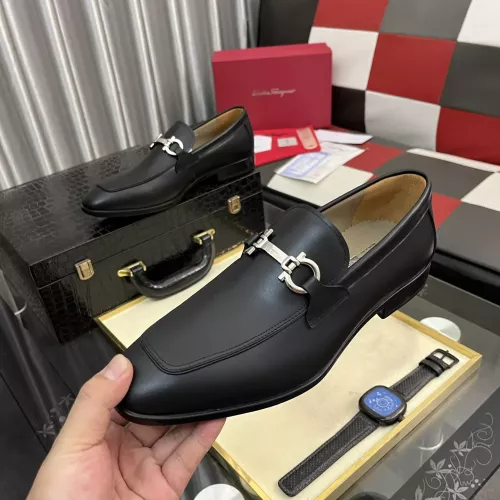 Salvatore Ferragamo Leather Shoes For Men #1381468 $108.00 USD, Wholesale Replica Salvatore Ferragamo Leather Shoes