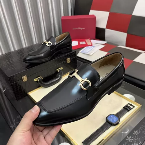 Salvatore Ferragamo Leather Shoes For Men #1381469 $108.00 USD, Wholesale Replica Salvatore Ferragamo Leather Shoes
