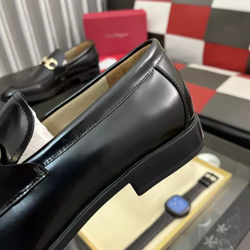 Replica Salvatore Ferragamo Leather Shoes For Men #1381469 $108.00 USD for Wholesale